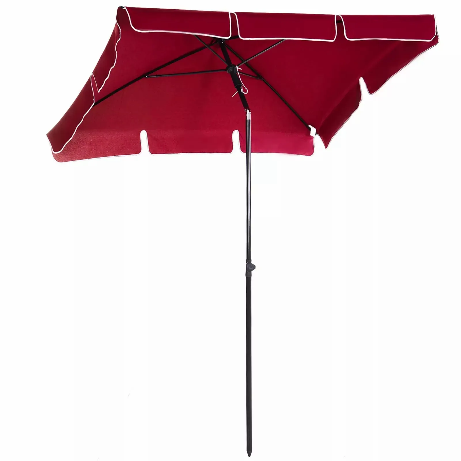 Burgundy umbrella
