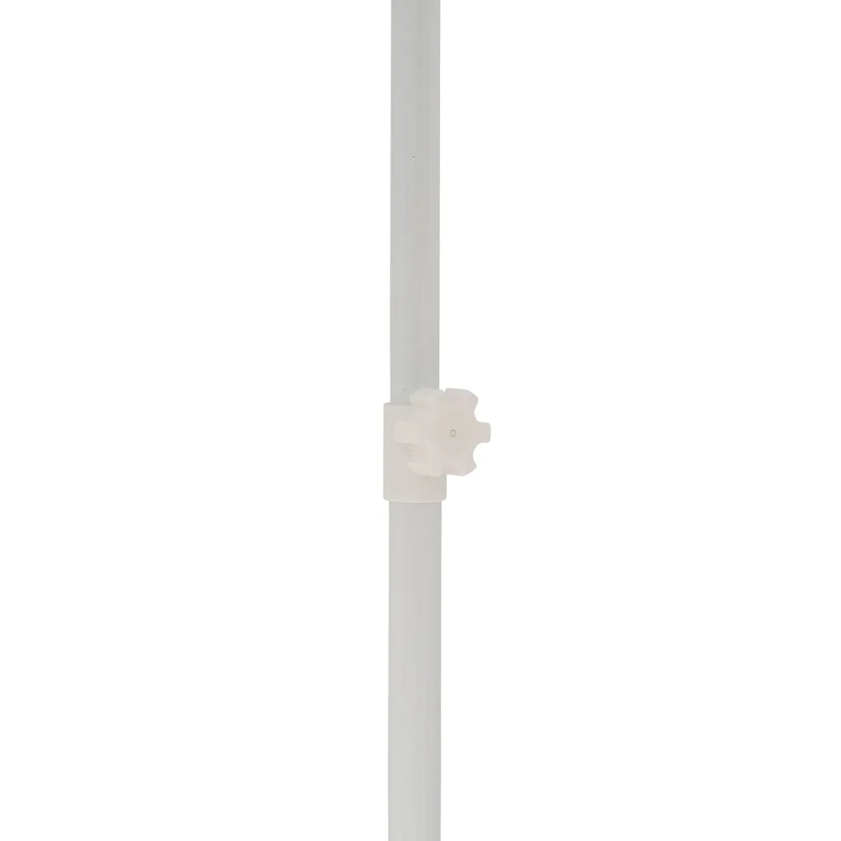 White central pole and adjustment fitting